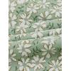 imageFloerns Girls Floral Print Sleeveless Ruched Ruffle Hem A Line Cami Short DressGreen Floral