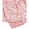 imageFloerns Girls Floral Print Sleeveless Ruched Ruffle Hem A Line Cami Short DressPink