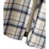 imageFloerns Mens Plaid Flannel Shirts Long Sleeve Regular Fit Button Down Causal ShirtsBeige Blue Multi