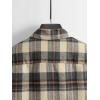 imageFloerns Mens Plaid Flannel Shirts Long Sleeve Regular Fit Button Down Causal ShirtsBlack Yellow Multi