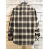 imageFloerns Mens Plaid Flannel Shirts Long Sleeve Regular Fit Button Down Causal ShirtsBlack Yellow Multi