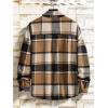 imageFloerns Mens Plaid Flannel Shirts Long Sleeve Regular Fit Button Down Causal ShirtsBrown Black Multi