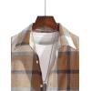 imageFloerns Mens Plaid Flannel Shirts Long Sleeve Regular Fit Button Down Causal ShirtsBrown Plaid