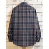 imageFloerns Mens Plaid Flannel Shirts Long Sleeve Regular Fit Button Down Causal ShirtsDeep Blue Multi
