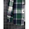 imageFloerns Mens Plaid Flannel Shirts Long Sleeve Regular Fit Button Down Causal ShirtsForest Green