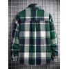 imageFloerns Mens Plaid Flannel Shirts Long Sleeve Regular Fit Button Down Causal ShirtsForest Green