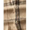 imageFloerns Mens Plaid Flannel Shirts Long Sleeve Regular Fit Button Down Causal ShirtsKhaki