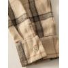 imageFloerns Mens Plaid Flannel Shirts Long Sleeve Regular Fit Button Down Causal ShirtsKhaki