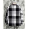 imageFloerns Mens Plaid Flannel Shirts Long Sleeve Regular Fit Button Down Causal ShirtsWhite Ivory Black