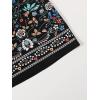 imageFloerns Womens Boho Floral Embroidered Casual Bodycon Short Mini SkirtBlack