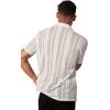 imageFloerns Mens Summer Crochet Knit Shirts Short Sleeve Button Down Shirt Hawaiian Shirt Vacation Beach ShirtsWhite