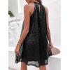 imageFloerns Womens Summer Floral Print Sleeveless Halter Neck Beach Party DressBlack Sequin