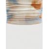 imageFloerns Womens Tie Dye Spaghetti Strap Cut Out One Shoulder Ruched Crop Cami TopApricot