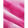 imageFloerns Womens Tie Dye Spaghetti Strap Cut Out One Shoulder Ruched Crop Cami TopHot Pink