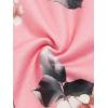 imageFloerns Womens V Neck Long Bell Sleeve Wrap Blouse Top Tee ShirtsPastel Pink