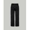 imageFloerns Girls Elastic Waist Distressed Ripped Straight Leg Denim JeansBlack