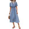 B-blue Floral