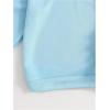 imageFloerns Girls Heart Graphic Print Long Sleeve Hooded Sweatshirt Pullover TopsBlue Butterfly
