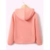 imageFloerns Girls Heart Graphic Print Long Sleeve Hooded Sweatshirt Pullover TopsCoral Pink