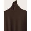 imageFloerns Girls Heart Graphic Print Long Sleeve Hooded Sweatshirt Pullover TopsDeep Brown
