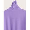 imageFloerns Girls Heart Graphic Print Long Sleeve Hooded Sweatshirt Pullover TopsLilac Purple
