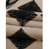 imageFloerns Womens Argyle V Neck Button Front Cardigan Sleeveless Knit Sweater VestBeige