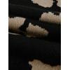 imageFloerns Womens Argyle V Neck Button Front Cardigan Sleeveless Knit Sweater VestBlack Flower