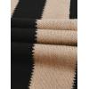 imageFloerns Womens Argyle V Neck Button Front Cardigan Sleeveless Knit Sweater VestBlack Striped