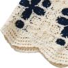 imageFloerns Womens Argyle V Neck Button Front Cardigan Sleeveless Knit Sweater VestWhite Multi