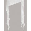 imageFloerns Womens Asymmetrical Side Ruched Ruffle Trim Low Waist Mini SkirtA White