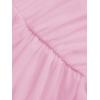 imageFloerns Womens Asymmetrical Side Ruched Ruffle Trim Low Waist Mini SkirtPink
