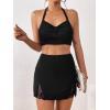 imageFloerns Womens Casual High Waist Skinny Shorts with PocketBlack Lace