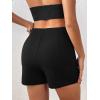 imageFloerns Womens Casual High Waist Skinny Shorts with PocketBlack Lace