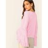 imageFloerns Womens 70s Western Flowy Bell Sleeve Blouse Tops ShirtsPink R