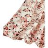 imageFloerns Womens Summer Floral Cherry Print A Line Short Cami DressFloral Light Pink