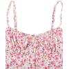 imageFloerns Womens Summer Floral Cherry Print A Line Short Cami DressLight Pink Floral