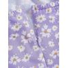 imageFloerns Womens Summer Floral Cherry Print A Line Short Cami DressLilac Purple