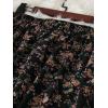 imageFloerns Womens Plus Size Ditsy Floral Flared Midi Skirt Polka Dots Pleated SkirtsBlack