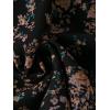 imageFloerns Womens Plus Size Ditsy Floral Flared Midi Skirt Polka Dots Pleated SkirtsBlack
