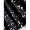 imageFloerns Womens Plus Size Ditsy Floral Flared Midi Skirt Polka Dots Pleated SkirtsBlack Ink
