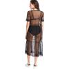 imageFloerns Womens Sheer Mesh Dress Beach Swimwear See Through Cover UpsA Black