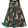 Green Orange Floral