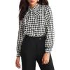 Black White Houndstooth