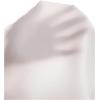 imageFloerns Womens Casual Solid Rolled Cap Short Sleeve Satin Silk Blouse TopsWhite Ivory