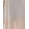 imageFloerns Womens Sheer Drop Shoulder Blouse Long Sleeve Collar Button Loose Shirts TopsApricot