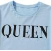 imageFloerns Girls 2 Piece Letter Graphic Short Sleeve Crop Top and Legging SetLight Blue