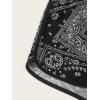 imageFloerns Womens Cute Dinosaur Print Elastic Drawstring Running ShortsBlack Paisley