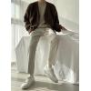 imageFloerns Mens Casual Long Sleeve Button Front V Neck Rib Knit Cardigan SweaterCoffee Brown