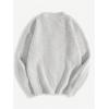 imageFloerns Mens Casual Long Sleeve Button Front V Neck Rib Knit Cardigan SweaterLight Grey