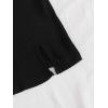imageFloerns Womens Casual Solid Sleeveless Cami Split Hem Ribbed Knit Bodycon Mini DressBlack